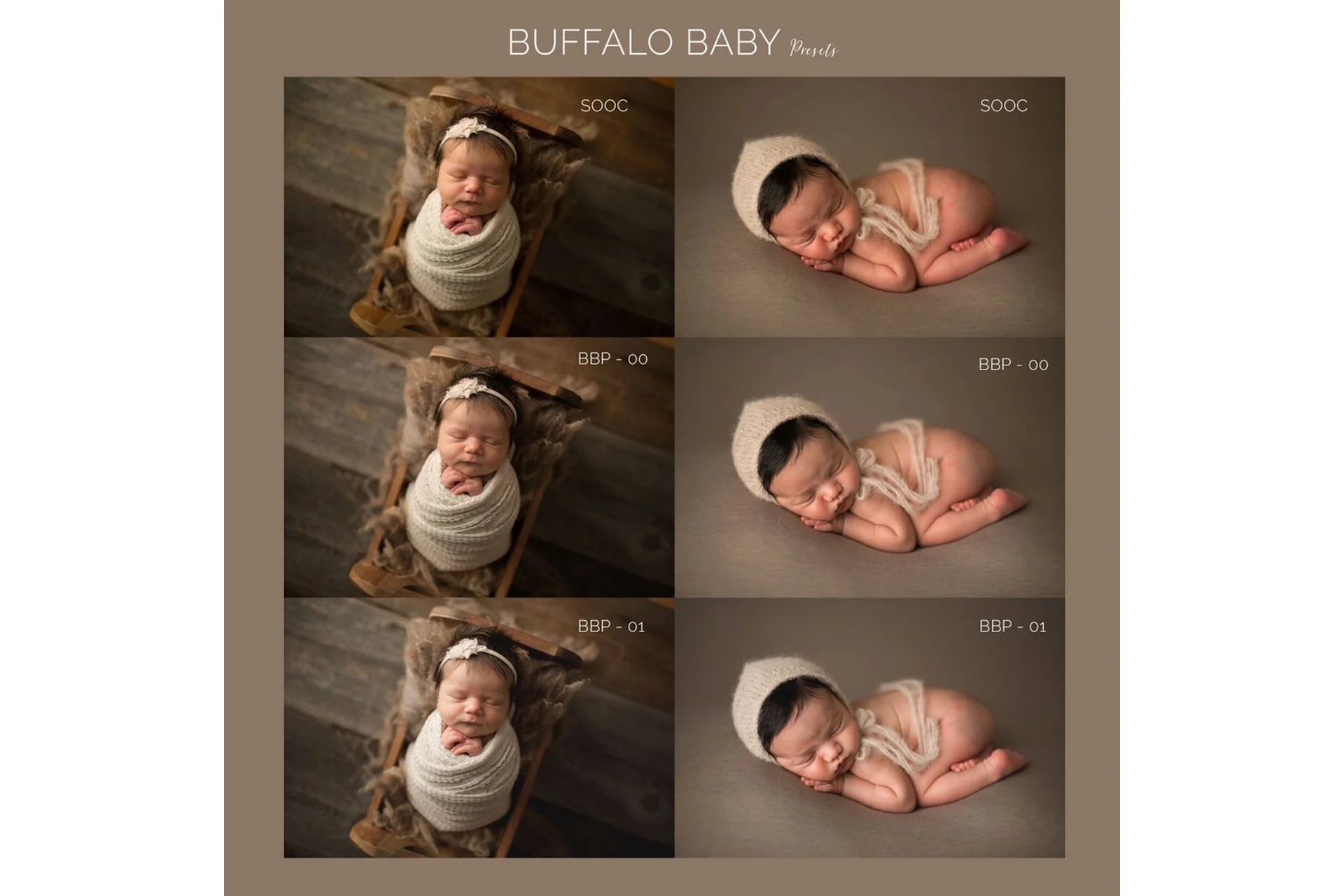 [Buffalobabyphotography] Пресеты для Новорожденных Buffalo Baby Presets Lightroom, фото 1 из 1.