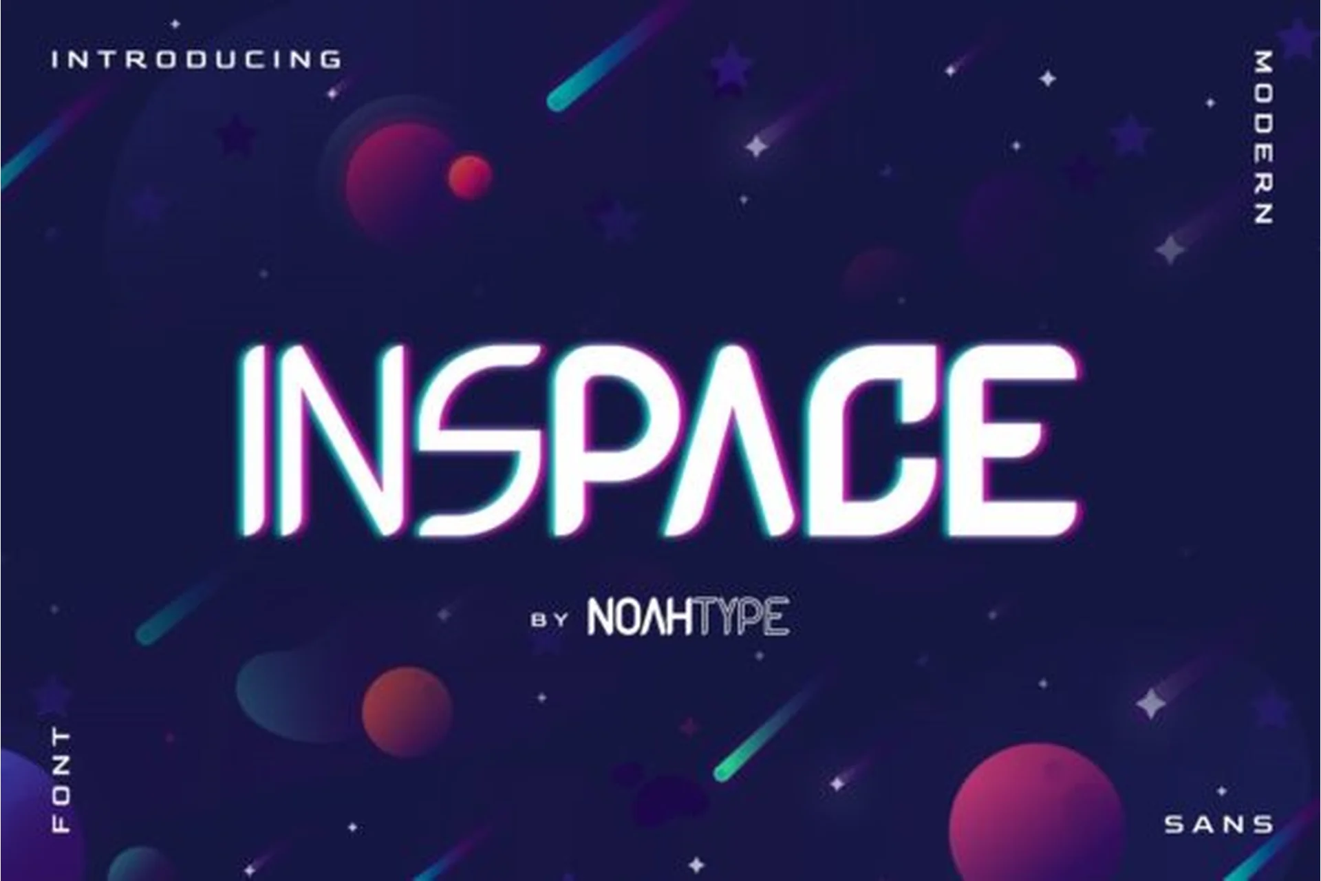[Creativefabrica] Inspace Font (NoahType), фото 1 из 1.