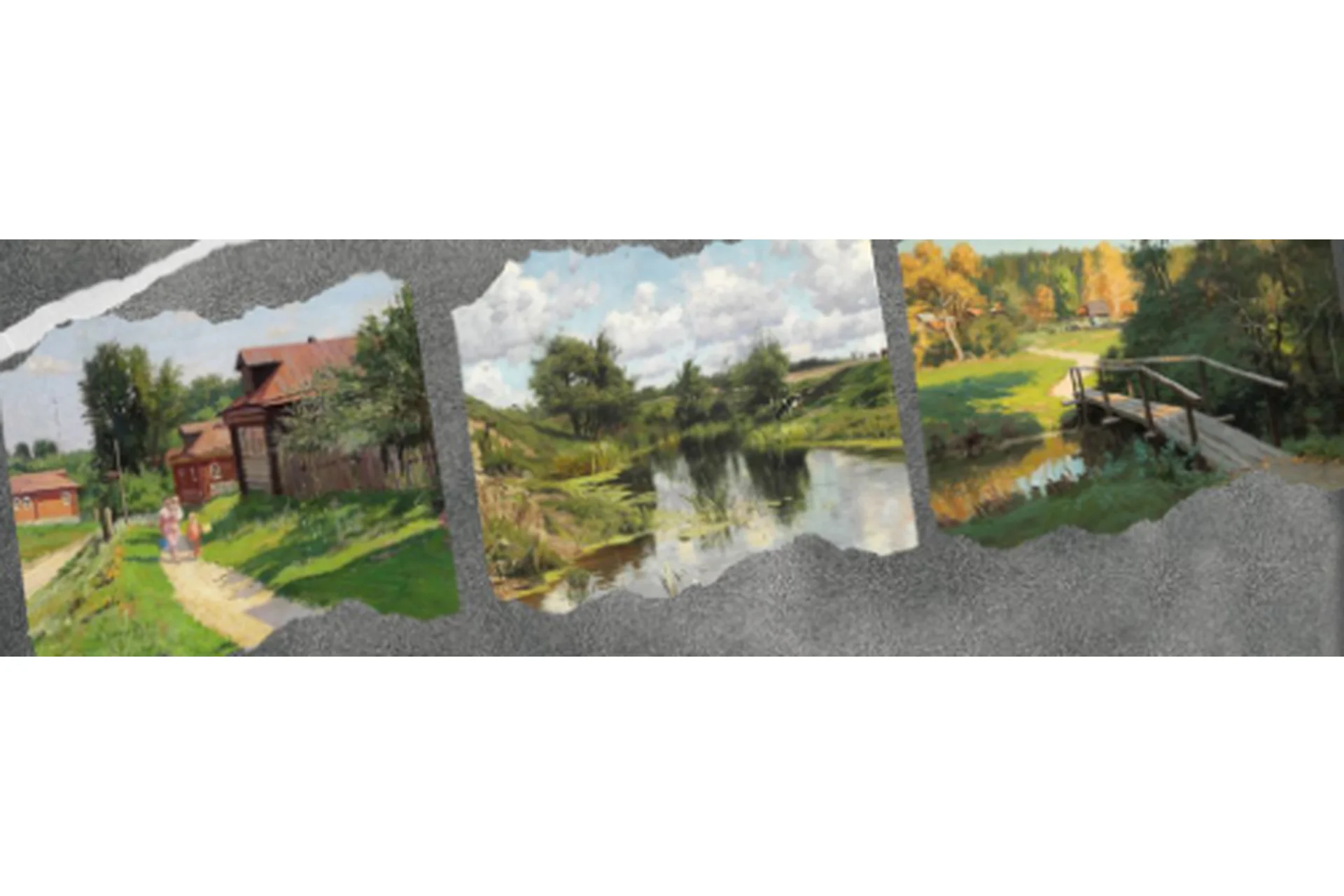 [ZartSchool] Деревенский пейзаж (Татьяна Зубова), фото 1 из 1.