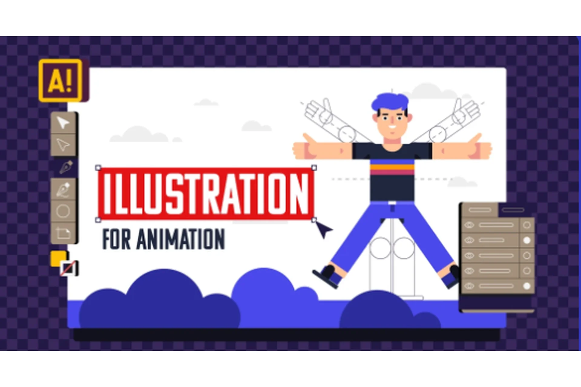 [Motion Design School] Иллюстрация для анимации. Illustration for Animation (Радик Загидуллин), фото 1 из 1.