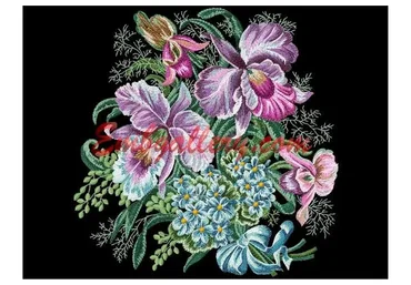 [embgallery] Дизайн машинной вышивки «Королевские орхидеи 1»