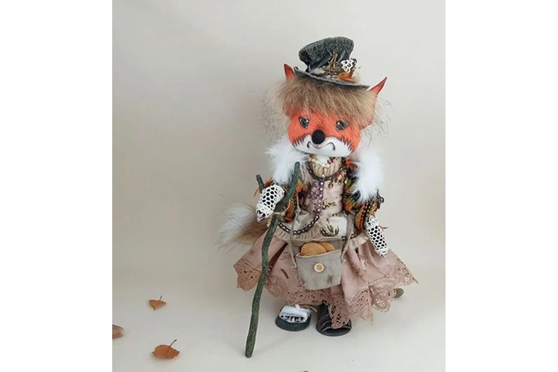 Интерьерная кукла «Лиса Алиса» (Инесса Петухова), фото 1 из 1.