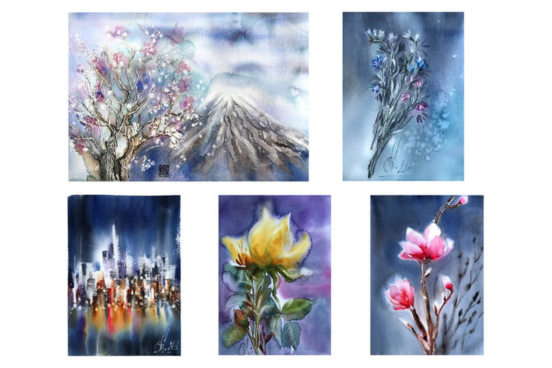 [Kaplan School] Акварель. Тариф «Без проверки» (Диана Горбач), фото 1 из 1.