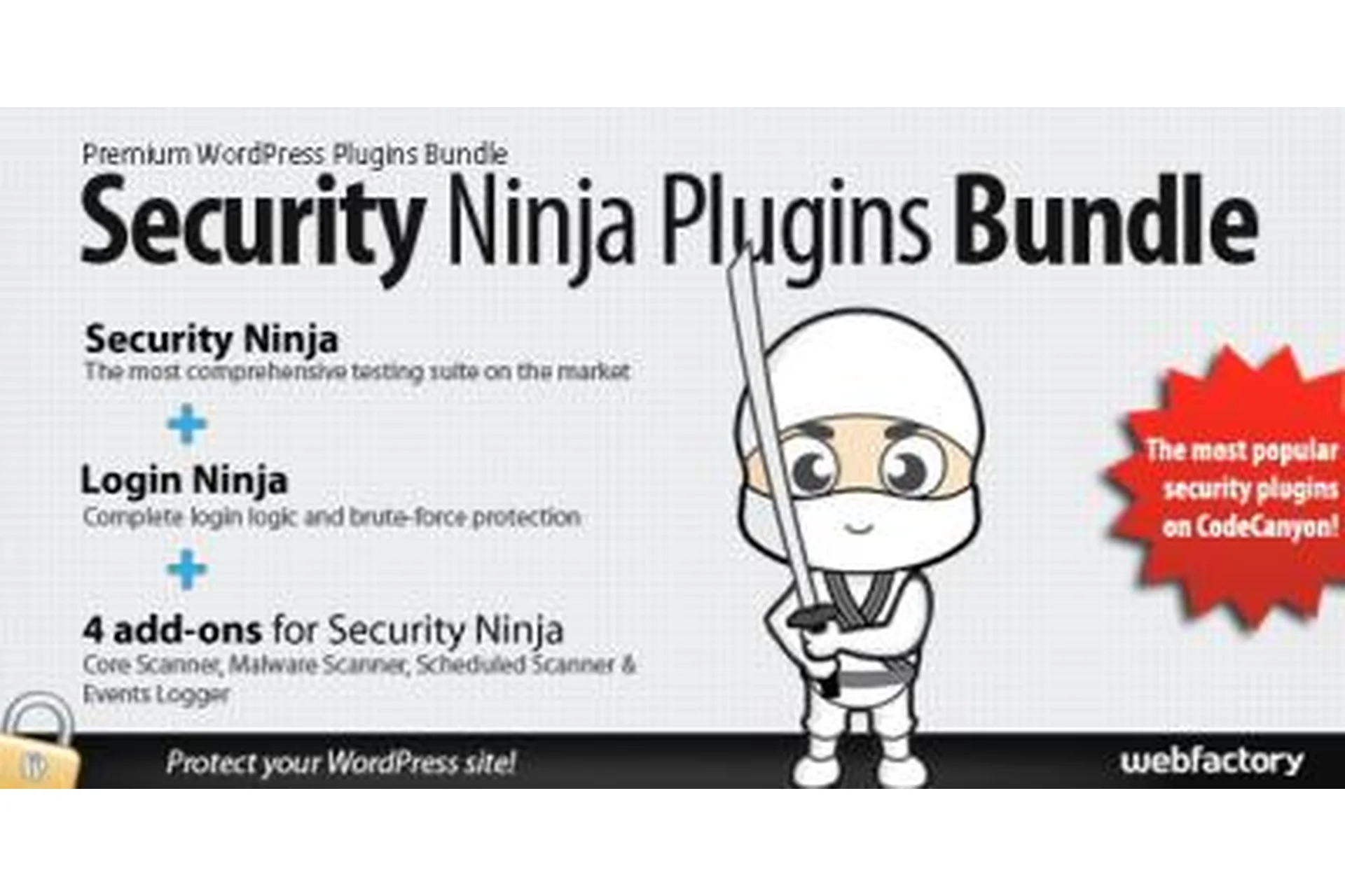 Пакет плагинов безопасности Security Ninja Plugins Bundle, фото 1 из 1.