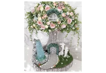 Райское дерево-водопад (handmade_olgakir)