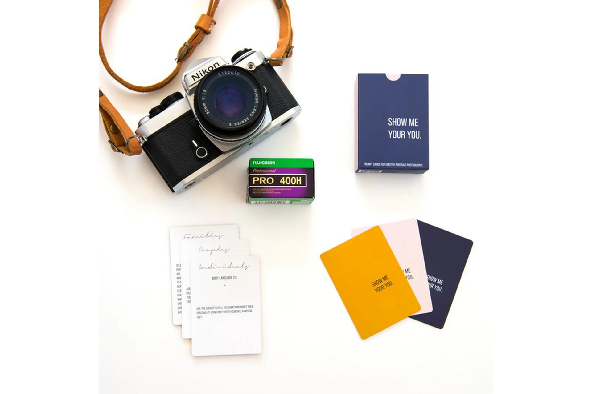 [ShowmeYourYou] Prompt Cards for Portrait Photographers. Карточки по психолог. позингу, на русском, фото 1 из 1.