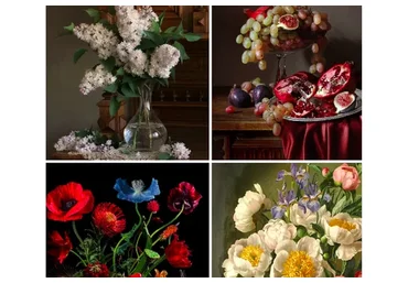 [Студия живописи] Натюрморты мастеров. Пакет Необходимый минимум (Ольга Базанова)