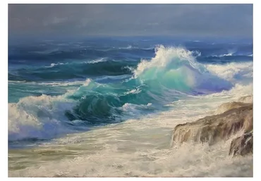 [Школа импрессионизма] Море. Прозрачная волна (Игорь Сахаров)