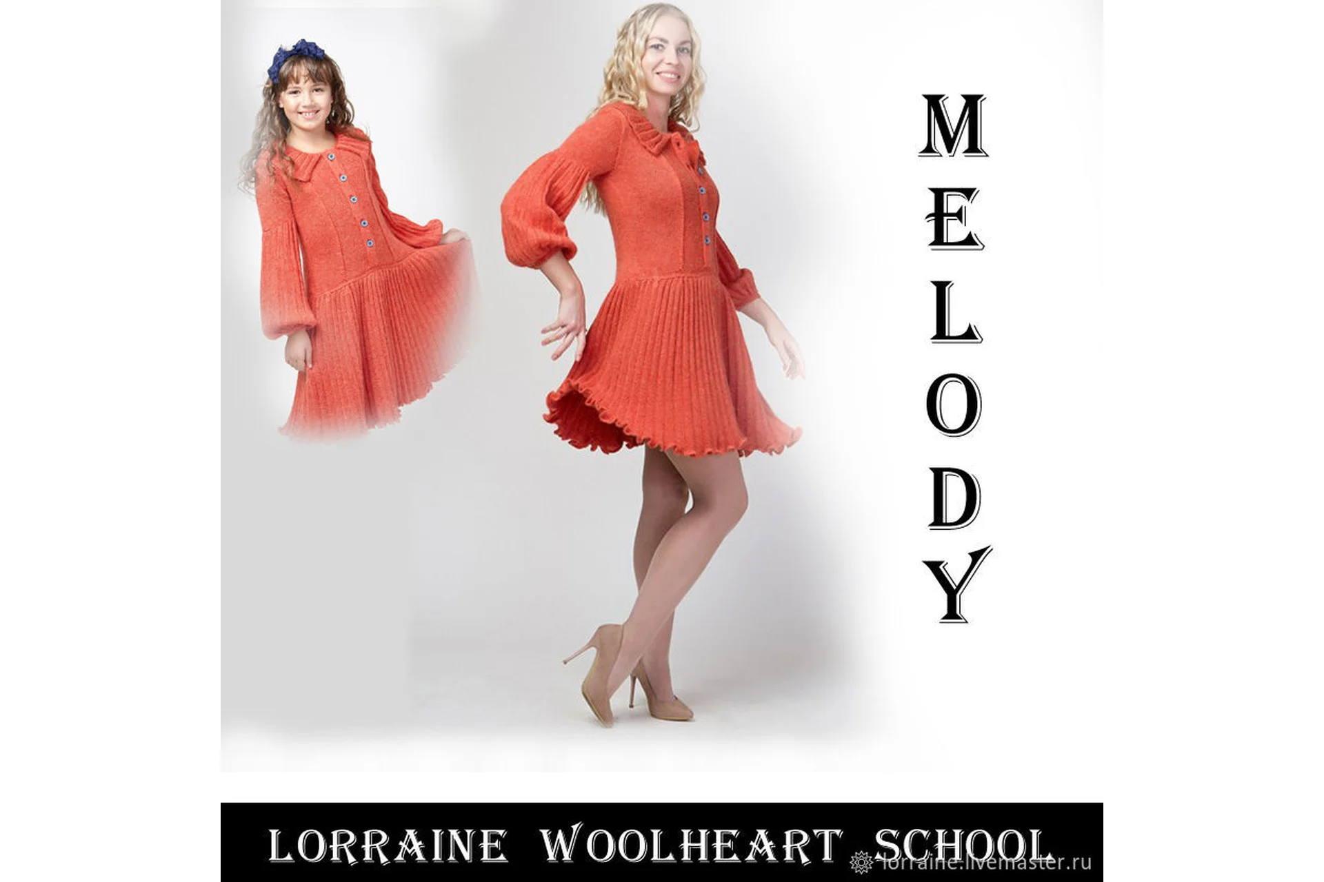 [Lorraine Woolheart] Платье-плиссе Melody (Лариса Берлизова), фото 1 из 1.