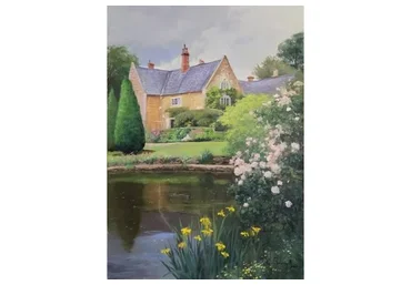 [Школа импрессионизма] Пруд у дома (Игорь Сахаров)