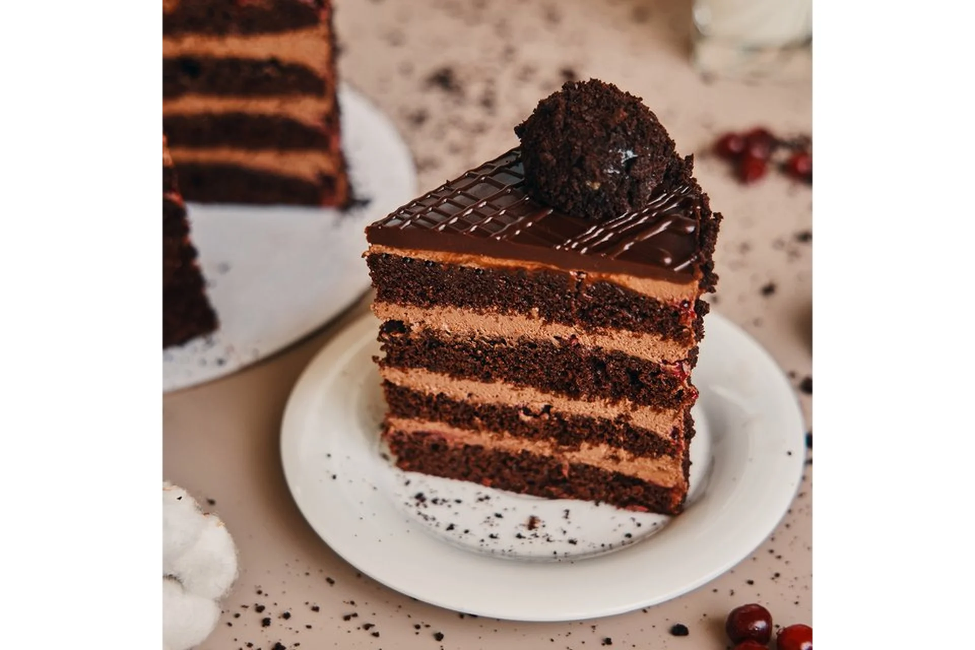 [konfect] Шоколадный торт «Прага» (Ксения Нохрина), фото 1 из 1.