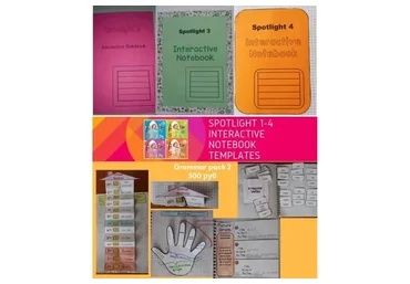 Шаблоны для интерактивных тетрадей Spotlight 2-4 и грамматические шаблоны (Анастасия Александрова)