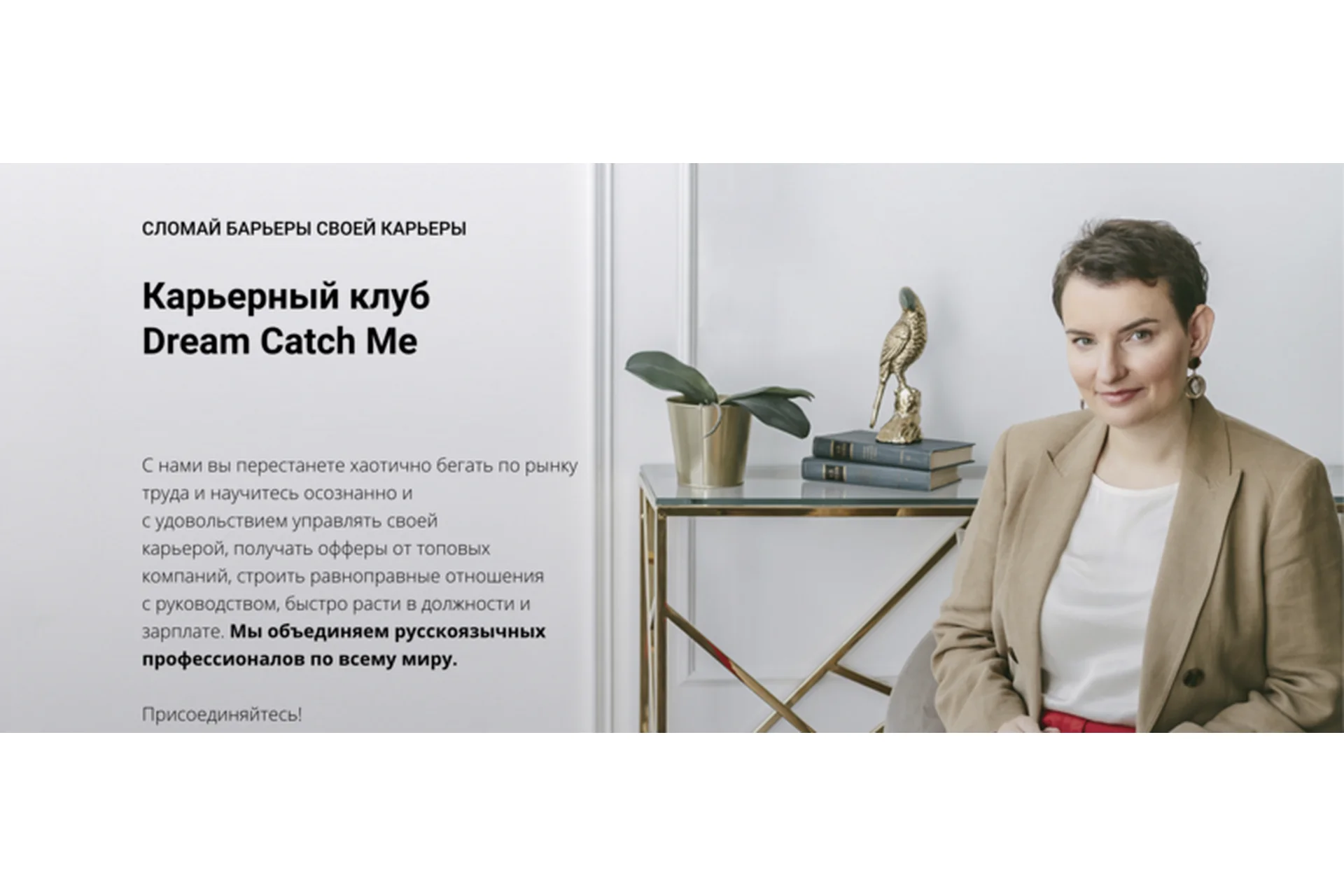 Карьерный клуб Dream Catch Me (Ольга Лермонтова), фото 1 из 1.
