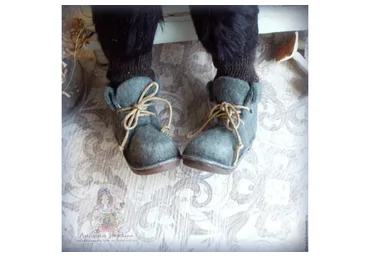 Ножки в ботинках, видео мк + ПДФ инструкция (Лилия Небессная)