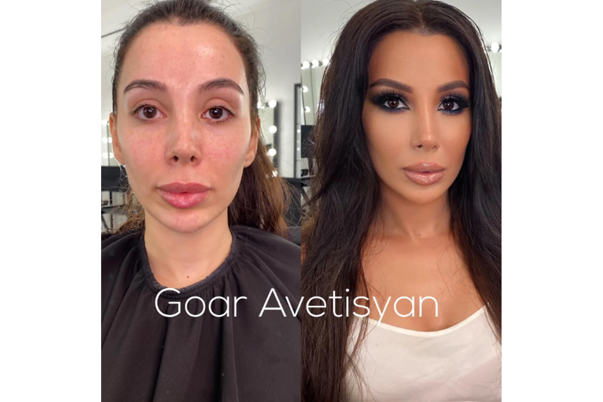 [Goar Avetisyan] Звездная трансформация. Макияж Ким Кардашьян (Гоар Aветисян), фото 1 из 1.