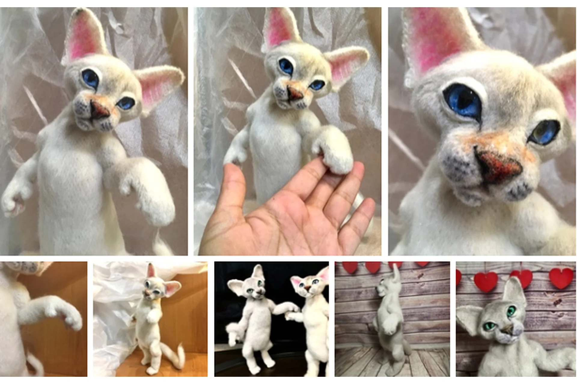 [Радуга Амигуруми] Кошка породы Девон-Рекс (Диля Азизова), фото 1 из 1.