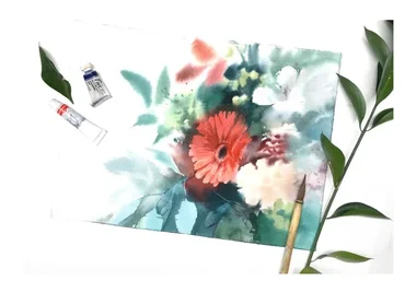 [KalachevaSchool] Акварель по-сырому. 3 мини-курса (Наталья Дюкова)