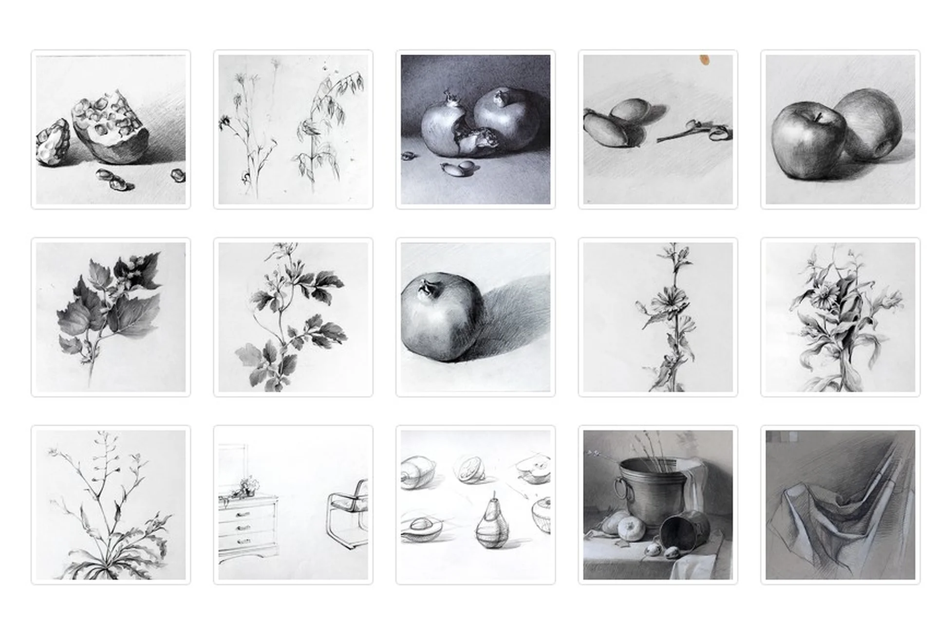 [Kalachevaschool] Основы академического рисунка, 2017 (Елена Таткина), фото 1 из 1.