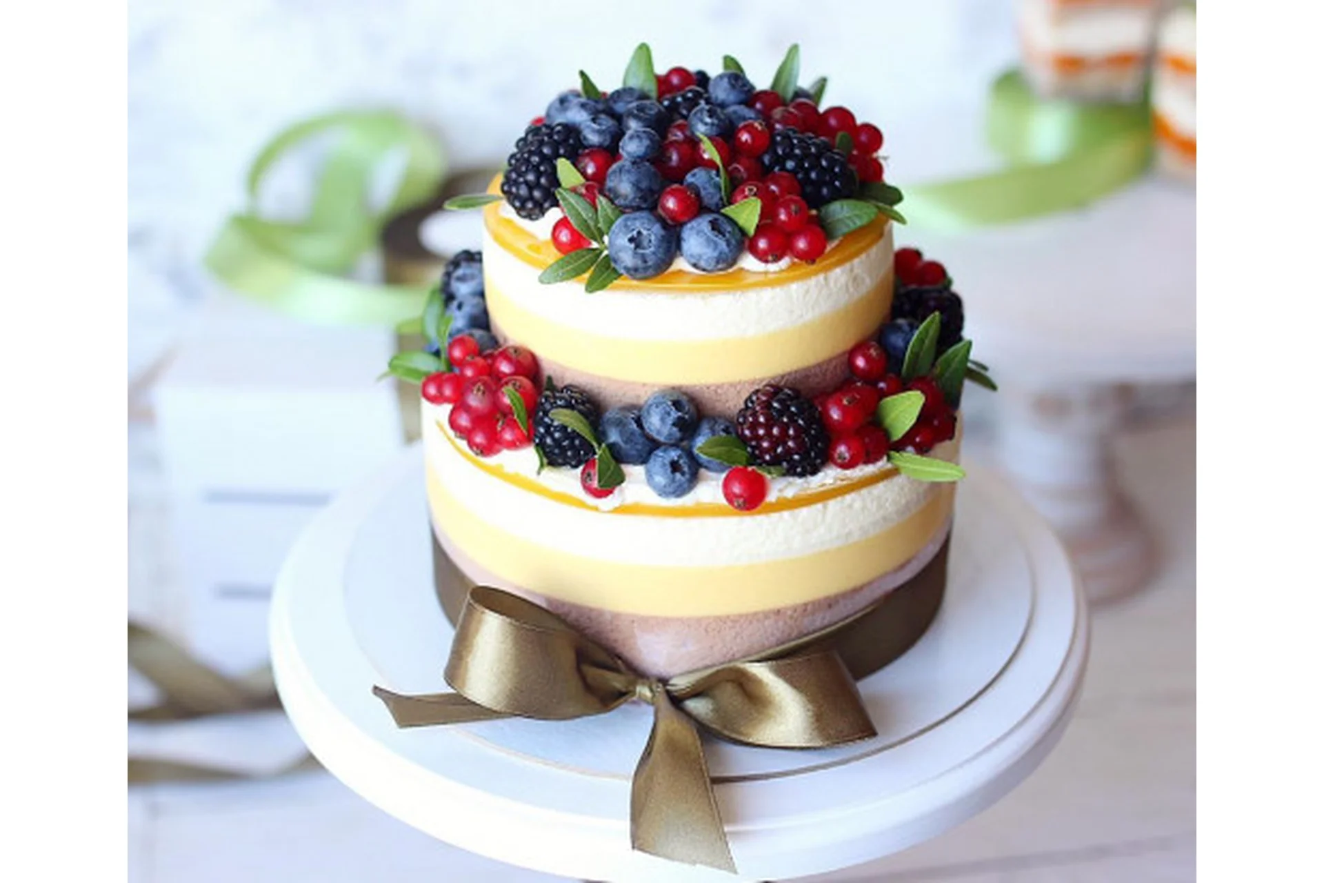 [Nezabudka Cake] Блок 1. Муссовые «полосатые» торты (Алина Селиванова), фото 1 из 1.