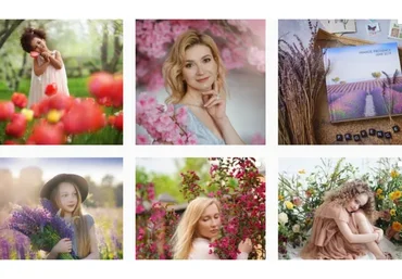 Съемка и обработка фотографий в цветущих садах (Светлана Стрижакова)