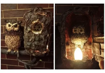 Сова и совенок (Татьяна Шмелева)