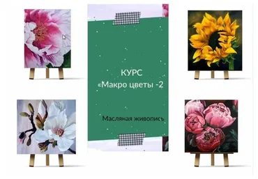 Макро цветы - 2 Масло (Ирина Шпакова)