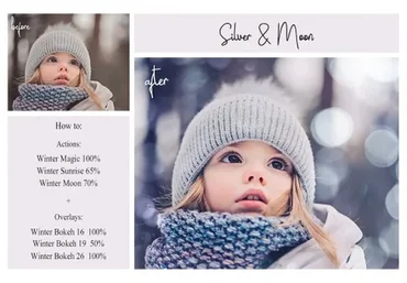 [CreativeMarket] Профессиональные зимние наложения и экшены  для обработки фотографий