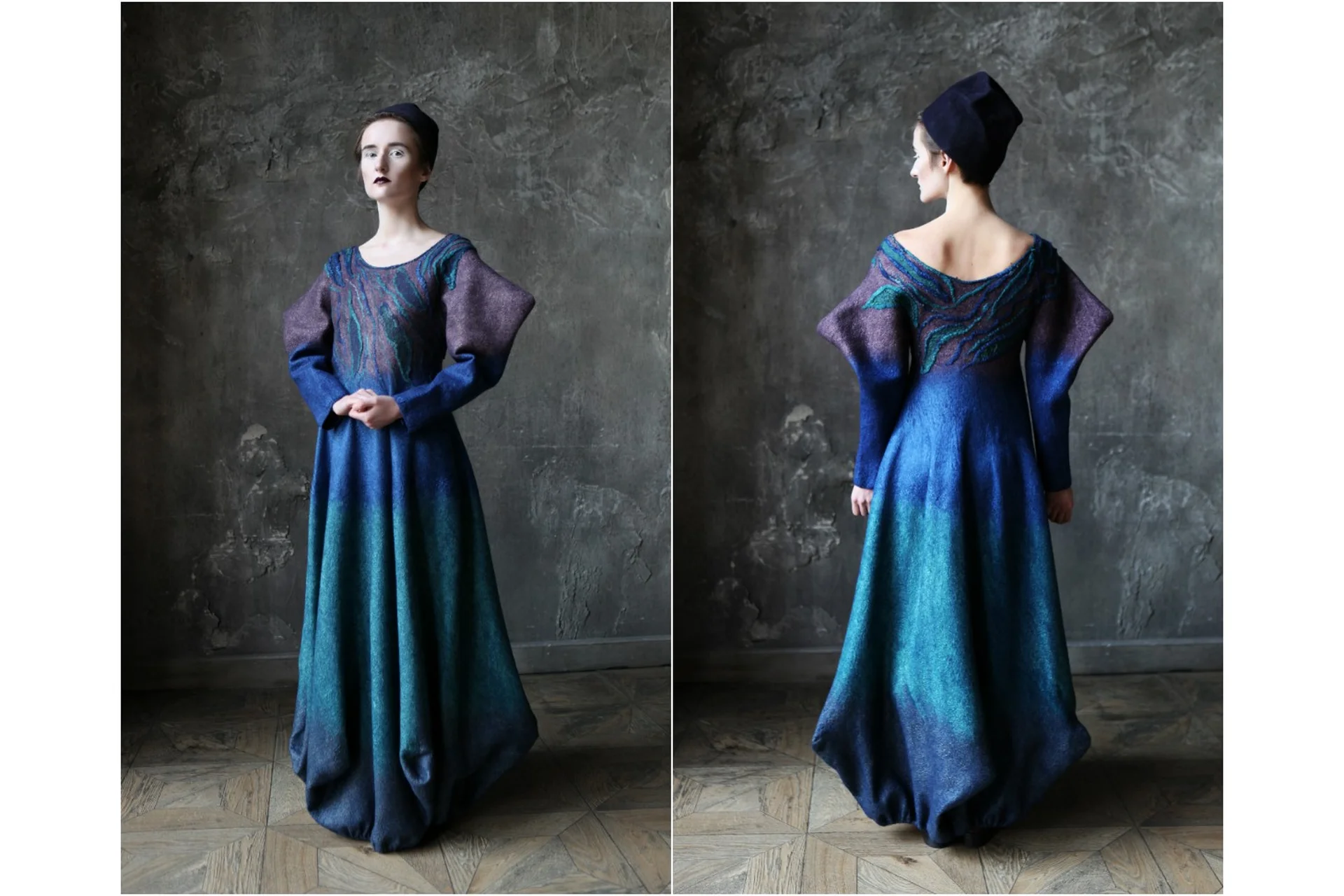 Сложное платье в технике «Плетение» (Алёна Селезнева), фото 1 из 1.