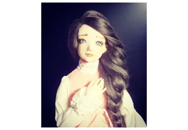 Будуарная кукла из самозатвердевающего пластика (Елена Белова)