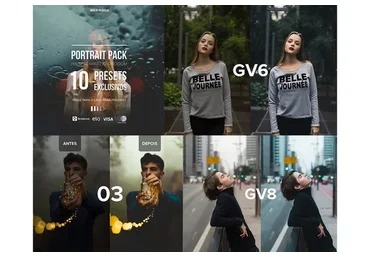 [LuizClass] Авторские портретные пресеты. Gardenia, Yara, Portrait Pack
