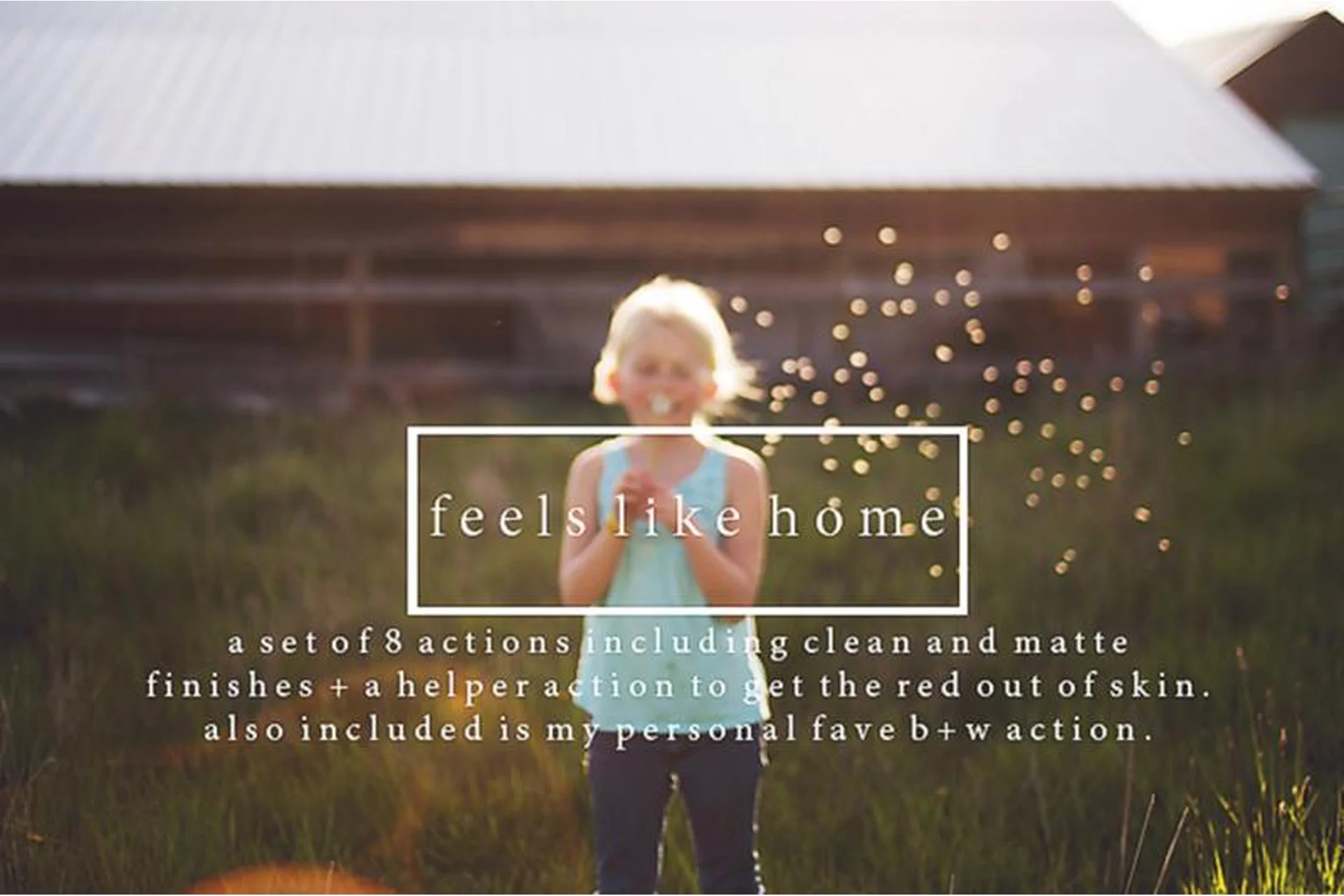 [CreativeMarket] Экшены для Photoshop Feels Like Home, фото 1 из 1.