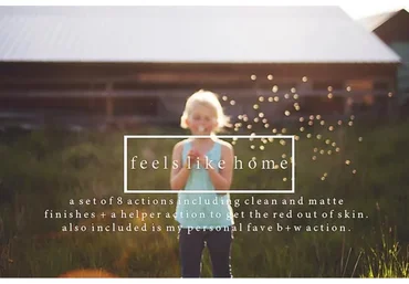 [CreativeMarket] Экшены для Photoshop Feels Like Home