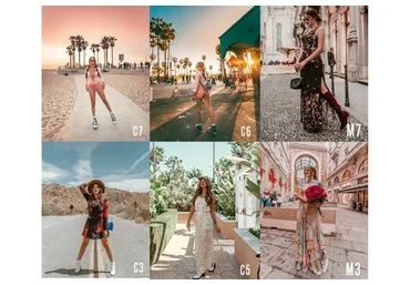 Мобильные Пресеты: Milan, California, Fashion, Beach, Travel, DNG (Livia Brasil)