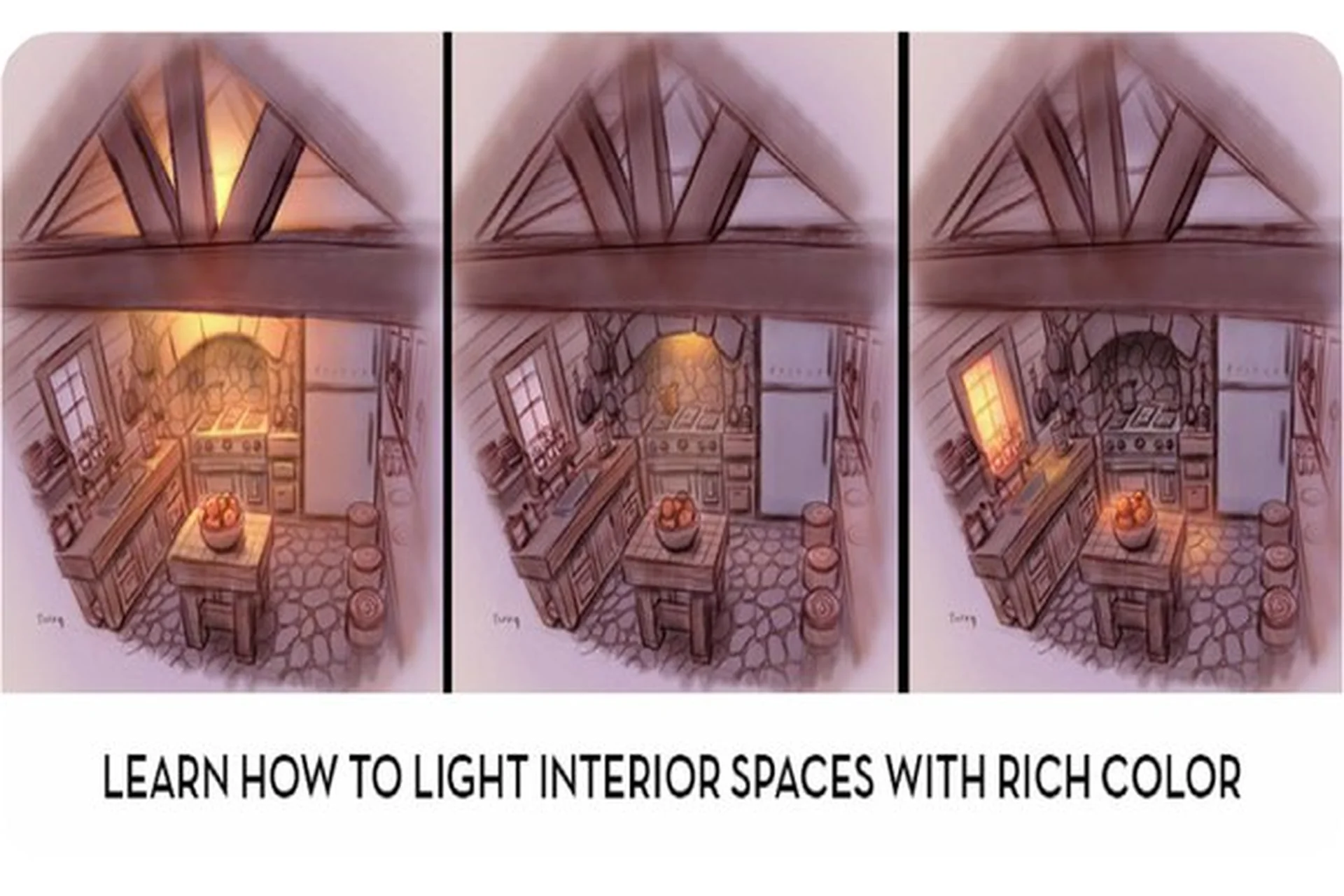 Научитесь использовать цвет и свет в своих иллюстрациях (Jake Parker, Will Terry), фото 1 из 1.