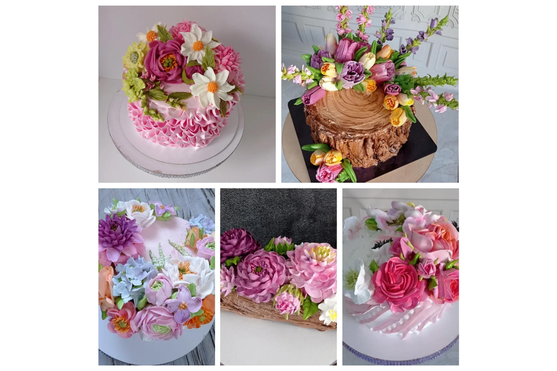 2 курса по кремовой флористике. Кремовая флористика + цветы из крема (Виталия Сейдаметова), фото 1 из 1.