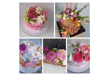 2 курса по кремовой флористике. Кремовая флористика + цветы из крема (Виталия Сейдаметова)