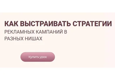 Как выстраивать стратегии рекламных кампаний в разных нишах (Лилия Жаркова)