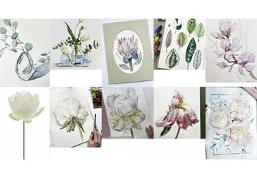 [ozerovaschool] Божественная акварель. Ботаника. Тариф Просто порисовать (Александра Озерова)