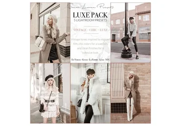 Набор пастельных пресетов для лайтрум. Luxe Pack (Sarah Loven)