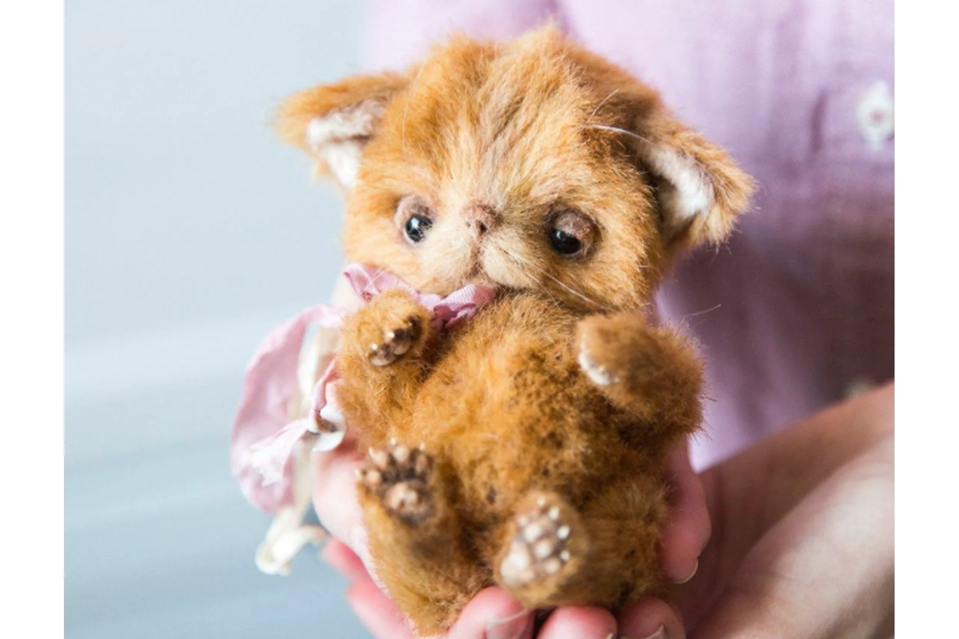 [Школа авторской игрушки] Котенок Стеша (Марика Шмидт), фото 1 из 1.