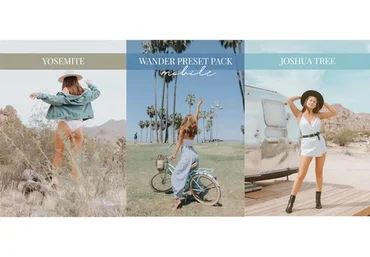 Пастельные Пресеты Wander Preset Pack, Mobile DNG (Allison Kelley)