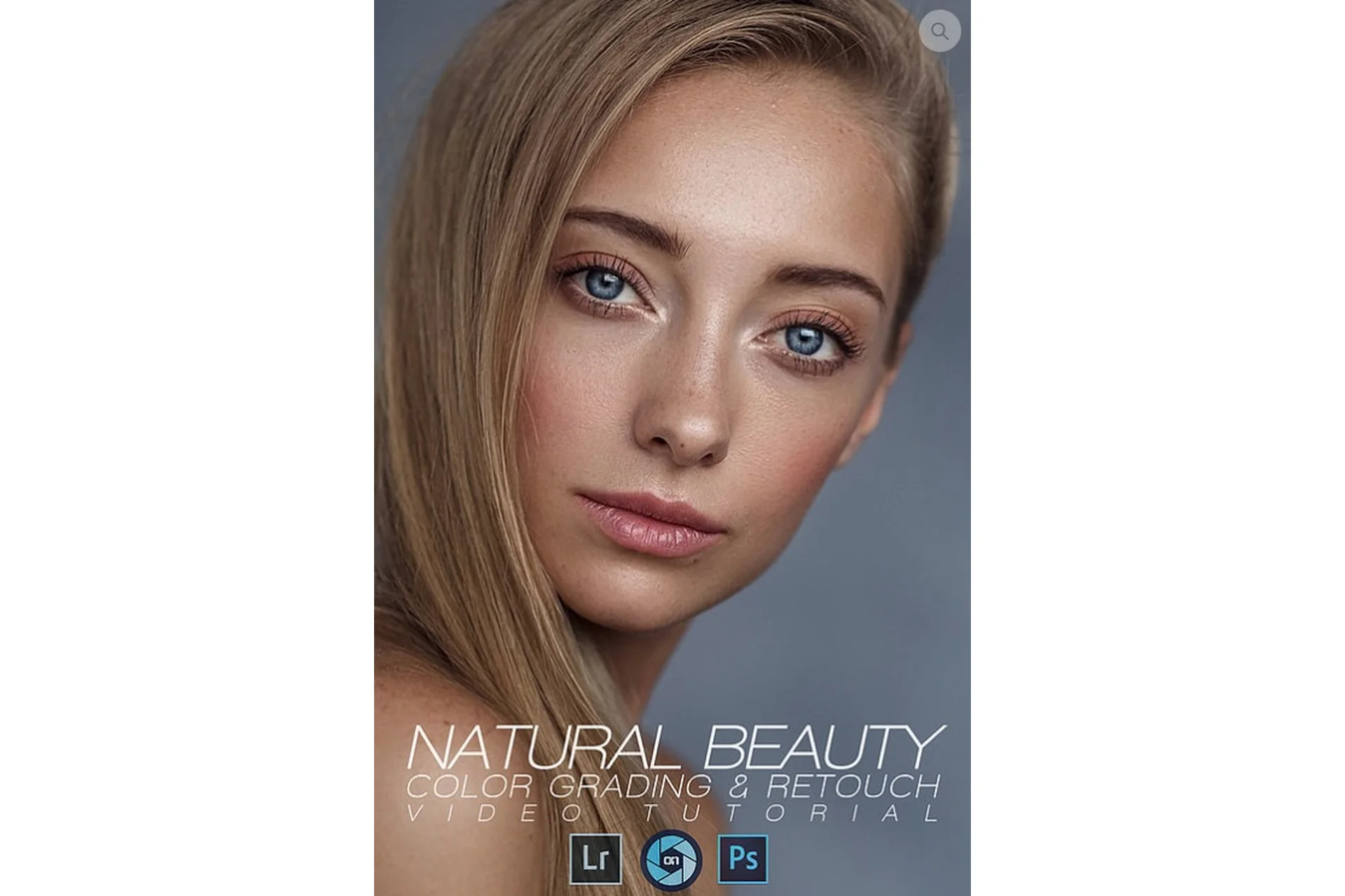 Natural beauty color grading & retouch video tutorial,  на английском (Максим Гусельников), фото 1 из 1.
