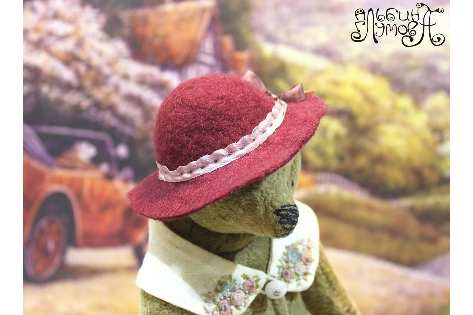 Шляпы для кукол и тедди (Альбина Глумова), фото 1 из 1.