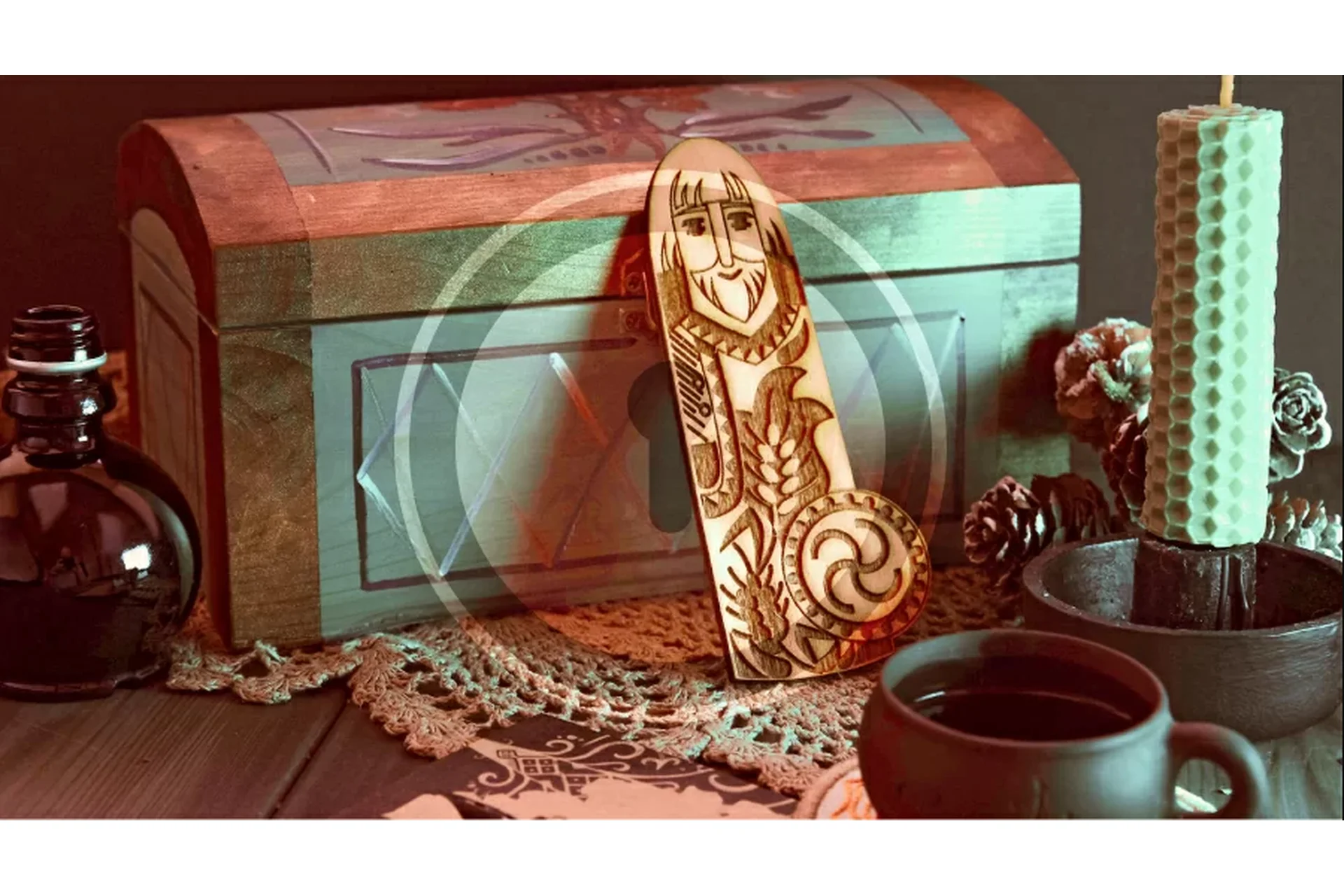 Сундучок «Весенние ярильные обряды на благополучие» (Ирина Иванова), фото 1 из 1.