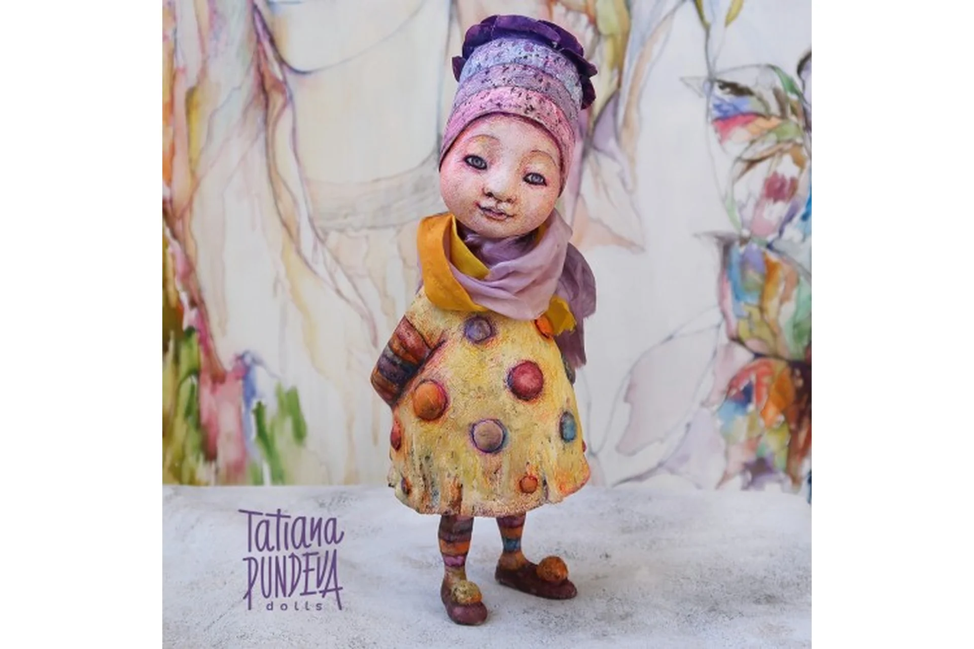 Будуарная кукла Мари + Кукла «Сладкоежка» + Пасхальный ангел (Татьяна Пундева), фото 1 из 1.