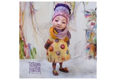 Будуарная кукла Мари + Кукла «Сладкоежка» + Пасхальный ангел (Татьяна Пундева)