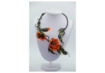 Колье «Мак» (Светлана Ролофф)