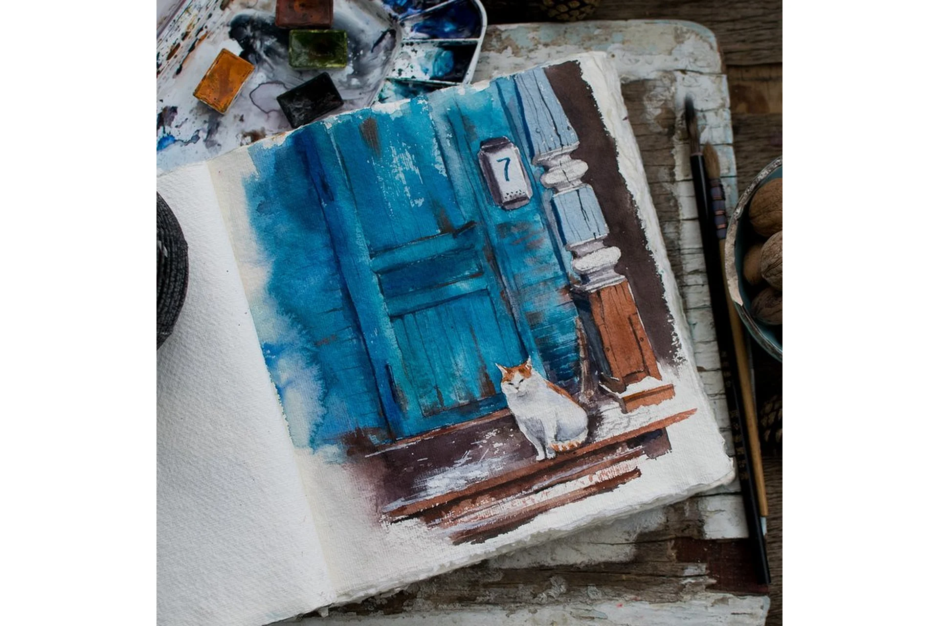 Школа Акварели (Надя Хмелевская), фото 1 из 1.