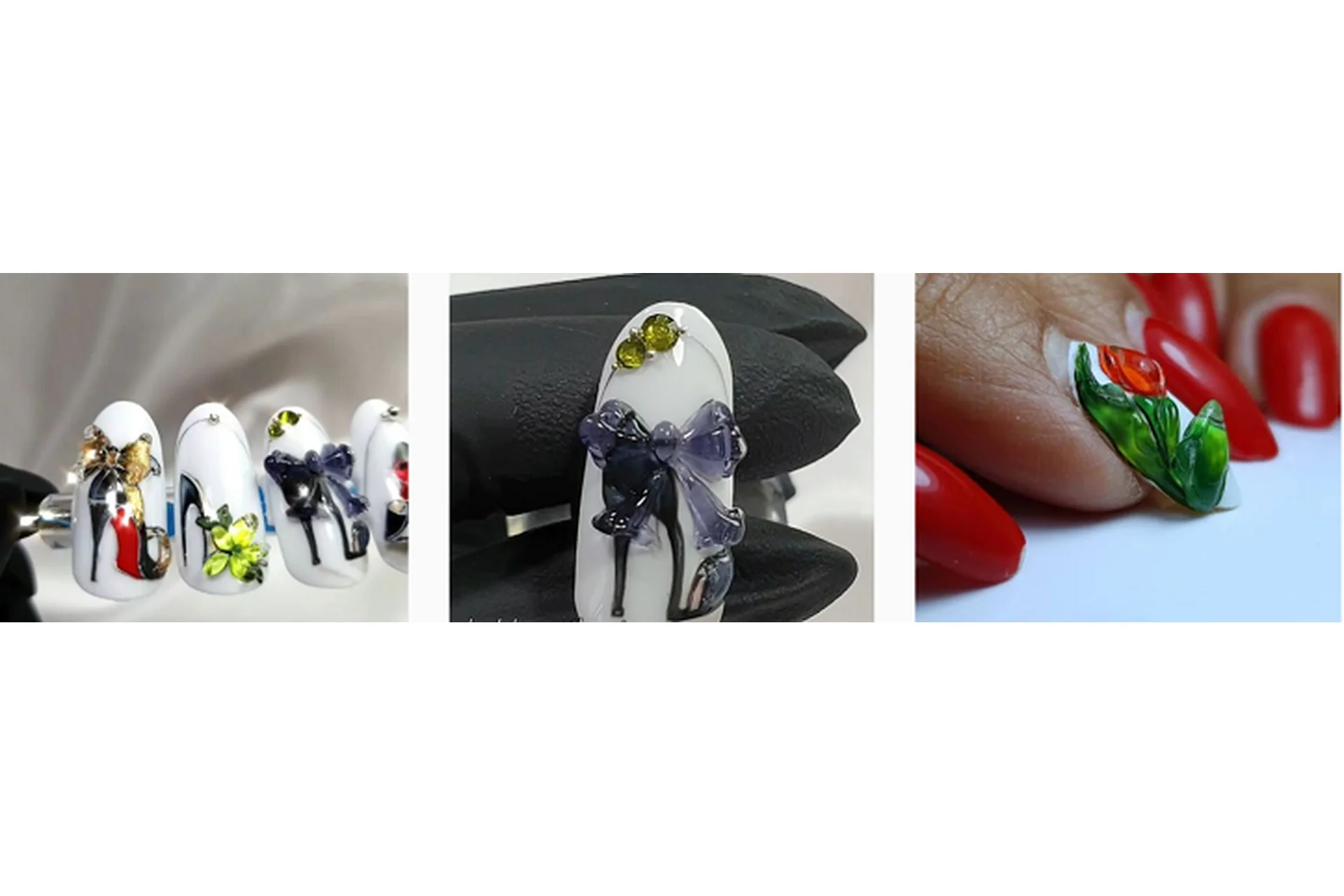 Дизайн ногтей. Хрустальные цветы-2 (Юлия Куделина), фото 1 из 1.