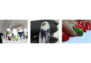 Дизайн ногтей. Хрустальные цветы-2 (Юлия Куделина)